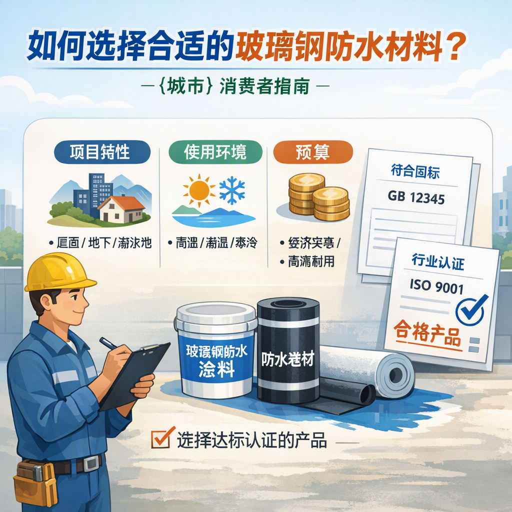 如何判定玻璃钢防水材料的合格标准？ 邯郸 消费者指南